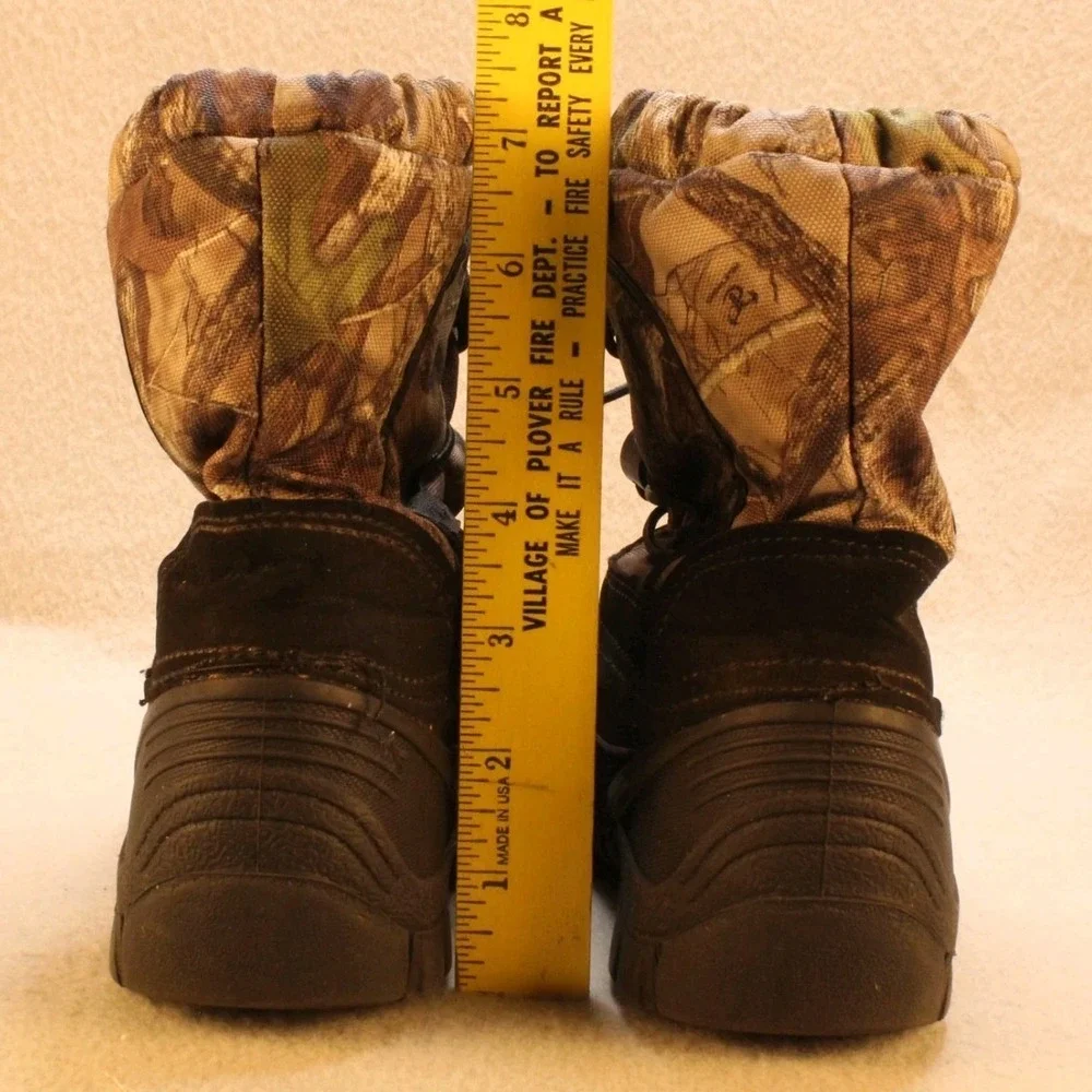 Tamarack Boys Youth 13 Realtree Camo Thermolite Duck Boots Winter Snow